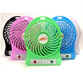 Mua Quạt mini 3 tốc độ pin sạc (giao màu ngẫu nhiên)