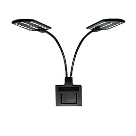 LED Aquarium Light Arm Clip Night Lamp Double-headed Energy Saving Tank Lighting Lamp European Regulation