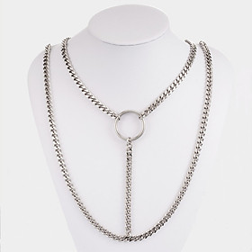 Vòng cổ dây chuyền titan punk phụ kiện thời trang mới