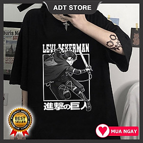 Mẫu áo thun in hình ANIME ATTACK ON TITAN LEVI ACKERMAN độc đẹp mẫu mới HOT bán chạy