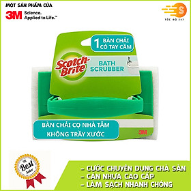 Mua Bàn chải chà sàn siêu sạch không trầy xước Scotch-Brite 3M - Cước xanh 7722 siêu sạch  Cước trắng 7723 không trầy xước  Chà sàn nhà tắm  toilet