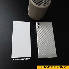 Dán lưng vân Carbon cho điện thoại Sony Xperia