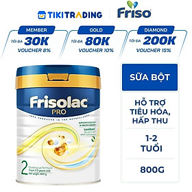 Sữa Bột Frisolac Pro 2 800g cho trẻ từ 1-2 tuổi
