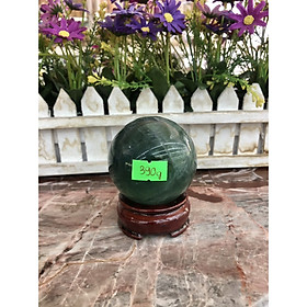 Mua Quả cầu phong thủy đá thạch anh xanh - Đường kính 4 9cm  5 1cm  5 4cm  5 5cm  5 6cm  5 8cm  5 9cm  6 2cm và 6 3 cm