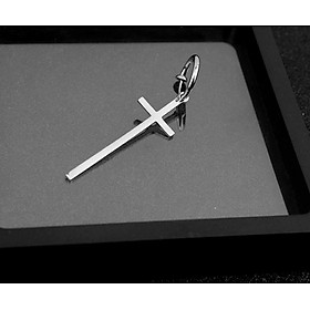 Bông tai kẹp vành thiết kế chữ thập chất phát ngất