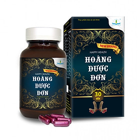 HOÀNG DƯỢC ĐƠN (Hộp 30 viên) Hỗ Trợ Tăng Cường Sinh Lý Nam, Bổ Thận Tráng Dương, Sinh Lực Sung Mãn.