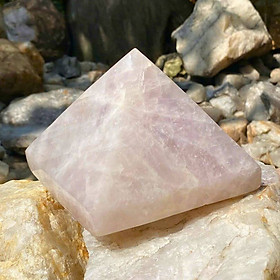 Kim Tự Tháp Thạch Anh Hồng NHASAN T463 (1.98kg) Thanh Lọc Năng Lượng, Giảm Stress, Giúp Ngủ Ngon & Gắn Kết Yêu Thương