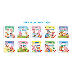 Trọn Bộ 10 cuốn Kỹ Năng Giao Tiếp Cho Bé 2+ (Song Ngữ Việt - Anh) Cùng Con Khôn Lớn Giúp Con Hiểu Và Tự Tin Hơn Vào Bản Thân Vượt Qua Mọi Khó Khăn Thử Thách Trong Cuộc Sống