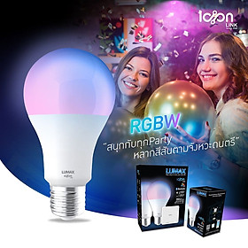 BÓNG ĐÈN THÔNG MINH LUMAX - LUMAX ICON LINK 800LM RGBW 9W E27 WIFI EA