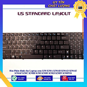 Bàn Phím dùng cho Laptop asus K50 K50A K50AB K50AD K50AE K50AF K50C K50ID K50I K50IE K50IJ K50IN K50IPSS  - TỐT - CÓ ĐÈN - Hàng Nhập Khẩu New Seal