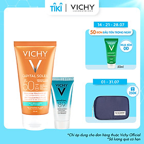 Bộ Sản Phẩm Chống Nắng & Căng Mượt Da VICHY Capital Soleil Dry Touch