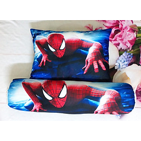 Mua Set vỏ gối nằm và vỏ gối ôm mẫu Người nhện Spiderman