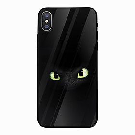 Ốp điện thoại kính cường lực cho máy iPhone X - Dragon's Eye MS ABLDANH001