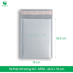 MTS3 - 26.5x18 cm - 25 Túi chống sốc bọc bóng khí