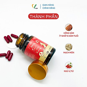 [Combo 2 lọ 30 viên] HỒNG SÂM KIỆN KHANG - Hỗ trợ tăng cường sức đề kháng, giảm mệt mỏi, tăng cường sức khỏe