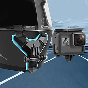 Motorcycle Helmet Camera Stand Integral Design for GOPRO Hero7/5 Yi Sargo SJ Cameras