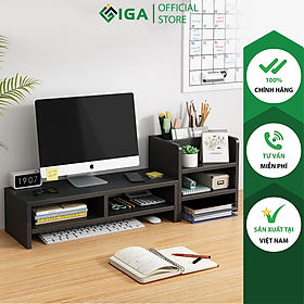 Kệ Để Máy Tính Kết Hợp Kệ Sách Đa Năng Hiện Đại Thương Hiệu IGA - GP184