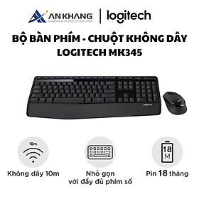 Mua Bộ bàn phím và chuột không dây Logitech MK345 - Hàng Chính Hãng