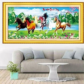 Mua Tranh thêu chữ thập mã đáo thành công LV3234 138 x 75 cm  - chưa thêu