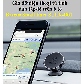  Giá đỡ điện thoại từ tính dán táp-lô trên ô tô  Baseus Small Ears SUER-B01 _ Hàng chính hãng