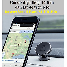 Mua Giá đỡ điện thoại từ tính dán táp-lô trên ô tô  Baseus Small Ears SUER-B01 _ Hàng chính hãng