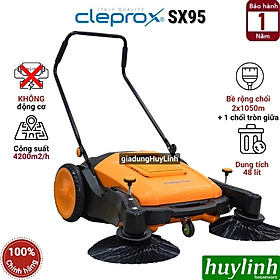 Mua Máy - xe quét rác đẩy tay không động cơ CleproX SX95 - Hàng chính hãng