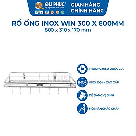 Mua  Chính hãng Qui Phúc  Kệ úp chén đĩa inox Win treo  đáy rộng tiện lợi 6-8 tấc