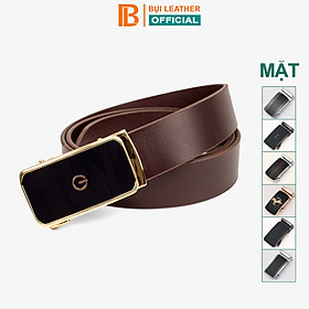 Thắt lưng nam, dây nịt nam da bò thật nguyên tấm Bụi Leather L111 - Khóa tự động, nhiều mặt khóa tùy chọn - Bảo hành 12 tháng