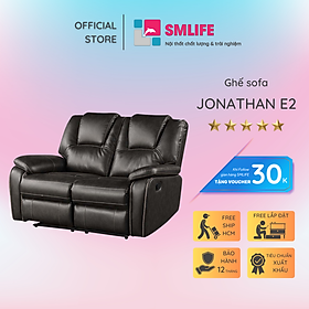 Mua Ghế sofa đôi ngã lưng thư giãn bằng điện sang trọng SMLIFE Jonathan E2 | D157 x  R96 x C99cm | nâng hạ lưng ghế