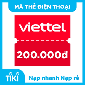 Mã thẻ điện thoại Viettel 200K