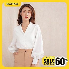 Áo sơ mi AA1097 GUMAC thiết kế sơ mi cổ sam
