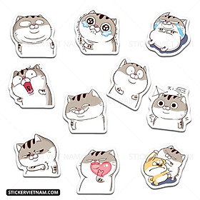 Sticker In Hình Mèo Ami Ngộ Nghĩnh - Dán Trang Trí - Chất Liệu Pvc Cán Màng  Chất Lượng Cao Chống Nước, Chống Nắng, Không Bong Tróc Phai Màu - Giá Tiki