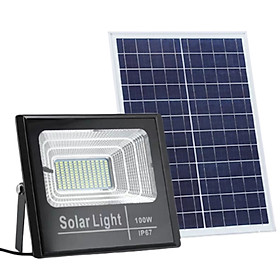 Mua Đèn Năng Lượng Mặt Trời 100W - Tiêu Chuẩn IP67 Chống Thấm Nước  Bụi Bẩn  Có Remote Điều Khiển