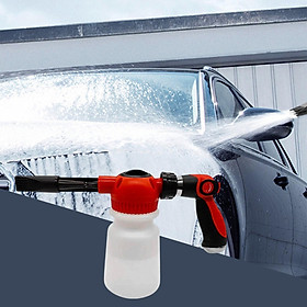 car Water Sprayer, Gardening Sprayer Soap Sprayer, Bottle Car Wash Pump Manual Foaming Sprayer, for Garden Automobiles Car