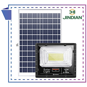 Mua Đèn LED Năng Lượng Mặt Trời 100W | Chính hãng JINDIAN |  Model 2020