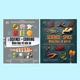 Combo Khoa học về nấu ăn - Khoa học về gia vị (Bìa cứng) (NXB DK) - Bản Quyền