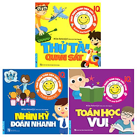 Combo 3 Cuốn: Bộ Phát Triển Toàn Diện Giác Quan IQ (4075,76,78)