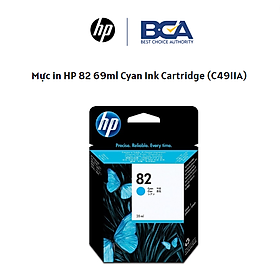Mua Mực In phun HP 82 Cyan Ink Cartridge (C4911A) 69ml - Hàng chính hãng