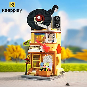 Đồ chơi - KEEPPLAY - K28028 Bộ xếp hình mô hình cửa hàng âm nhạc