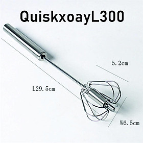 Mua Cây Đánh Trứng Cầm Tay Inox Trục Xoay - QUISKXOAY