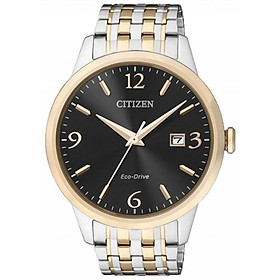 Đồng Hồ Nam Citizen Dây Thép Không Gỉ BM7304-59E - Mặt Đen (Sapphire)