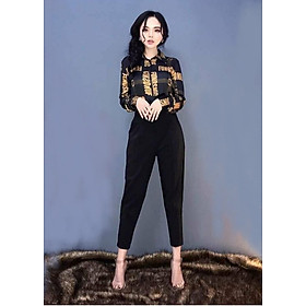 Quần tây công sở cạp chun lưng cao  ZARA011