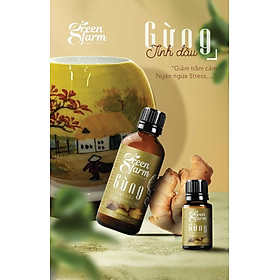 Tinh dầu gừng Greenfarm 50ml