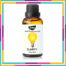 Tinh Dầu Kobi Clarity - Tinh Dầu Thiên Nhiên Nguyên Chất Giúp Xua Tan Cảm Giác Mệt Mỏi, Cho Tinh Thần Minh Mẫn, Sáng Tạo, Thích Hợp Dùng Với Đèn Xông, Máy Khuếch Tán Và Máy Xông Tinh Dầu