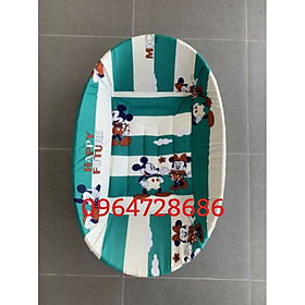Combo Nôi Tre & Nệm Bọc Nôi 70x1,2m Cho Bé Từ 0-36 Tháng