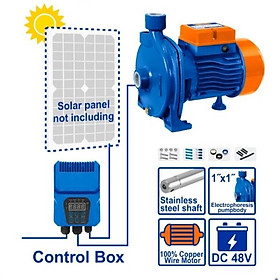 MÁY BƠM NƯỚC NĂNG LƯỢNG MẶT TRỜI (KHÔNG BAO GỒM TẤM NĂNG LƯỢNG MẶT TRỜI) 550W(0.75HP) WADFOW WWPCDC02 - HÀNG CHÍNH HÃNG