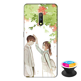 Ốp lưng dành cho điện thoại Realme X hình Tình Yêu Ngọt Ngào - tặng kèm giá đỡ điện thoại iCase xinh xắn - Hàng chính hãng