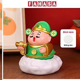 Mô Hình Thần Tài Lắc Đầu - Trang Trí Tết - E1002 - Màu Xanh Lá