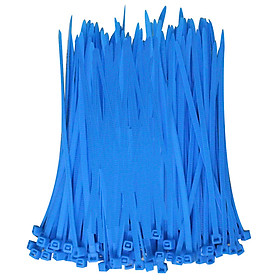 Bộ 100 Sợi Dây Rút Nhựa dài 10cm (3 x 100mm) - Xanh Nước Biển  Milliken NL-3072