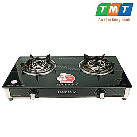 Mua  HÀNG CHÍNH HÃNG  Bếp gas đôi kiếng cường lực Hayasa HA-8800B đầu đốt nhôm  với 2 kích thước khác nhau  có VCG